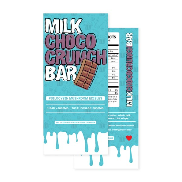 Buy Mungus – Magic Mushroom Milk Chocolate Crunch Bar – 3 Grams Online